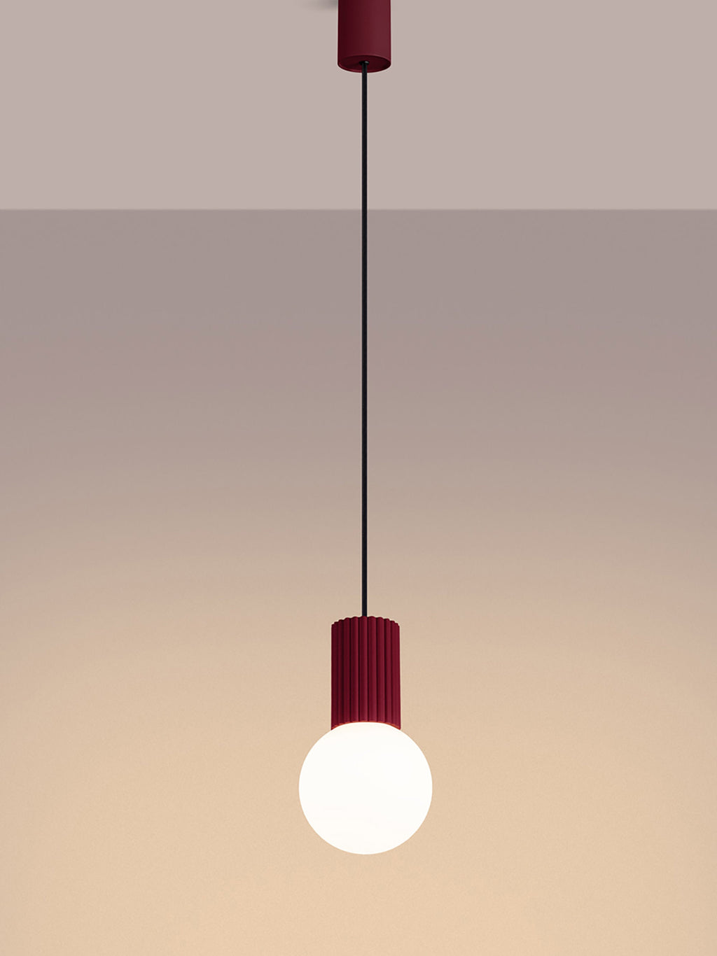 Petite suspension Draco - Lie de vin