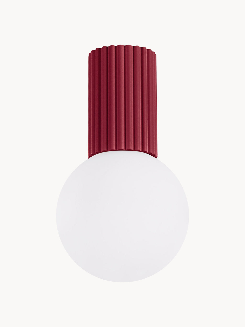 Petit spot plafond Draco - Lie de vin