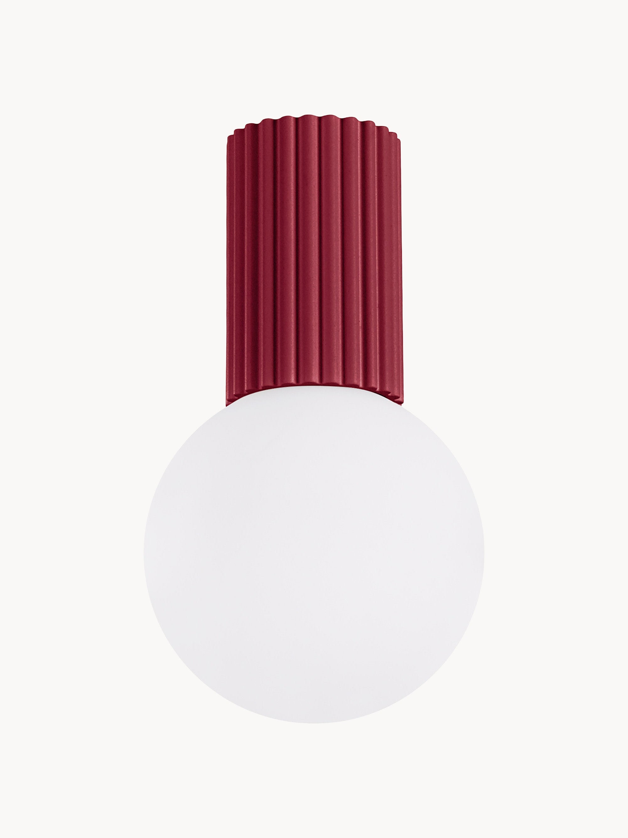 Petit spot plafond Draco - Lie de vin