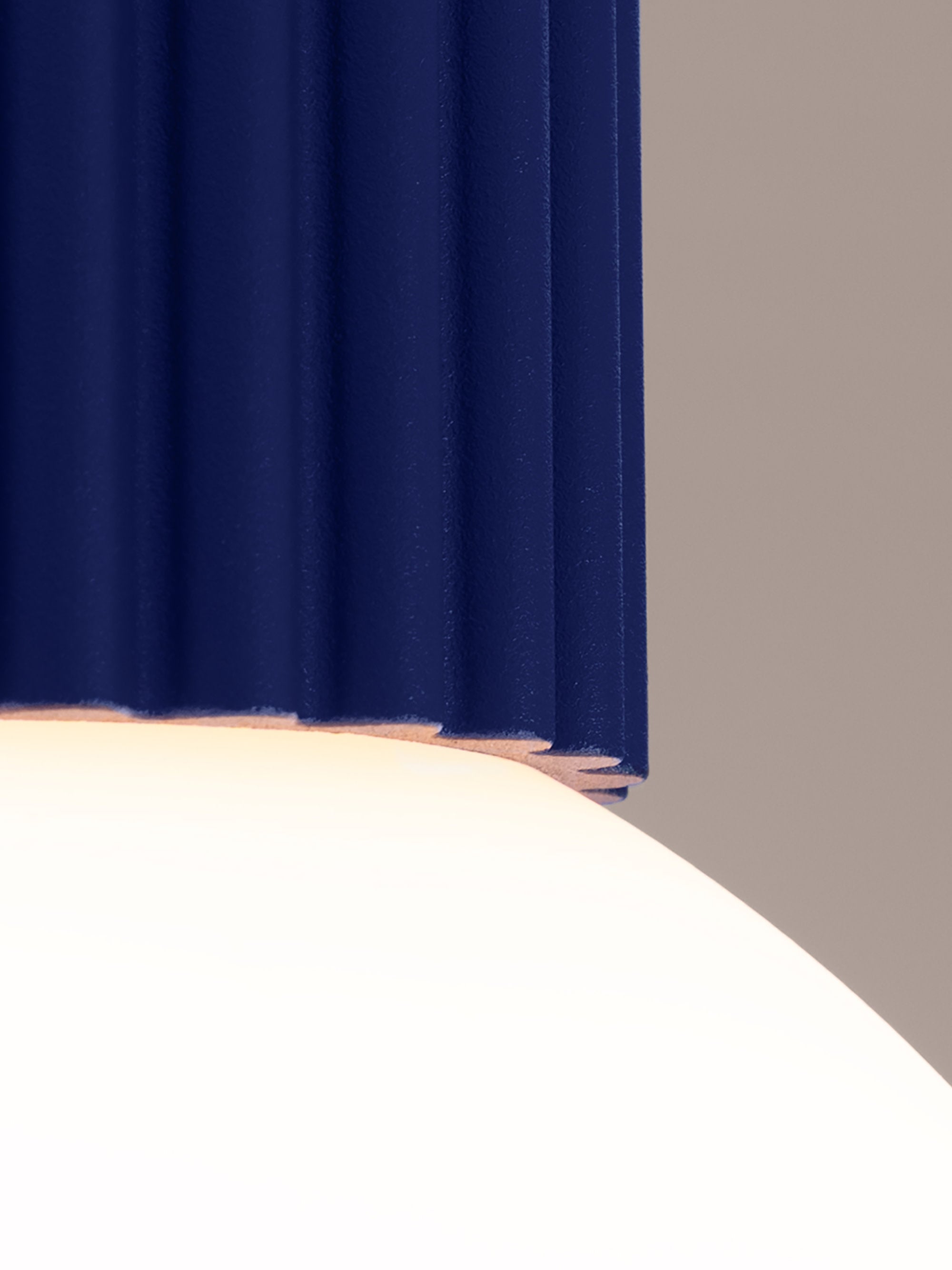 Petit spot plafond Draco - Bleu jeans