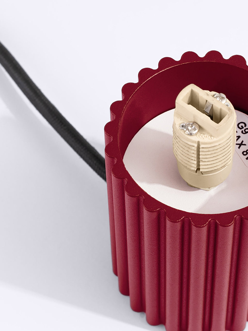 Petite lampe à poser Draco - Lie de vin