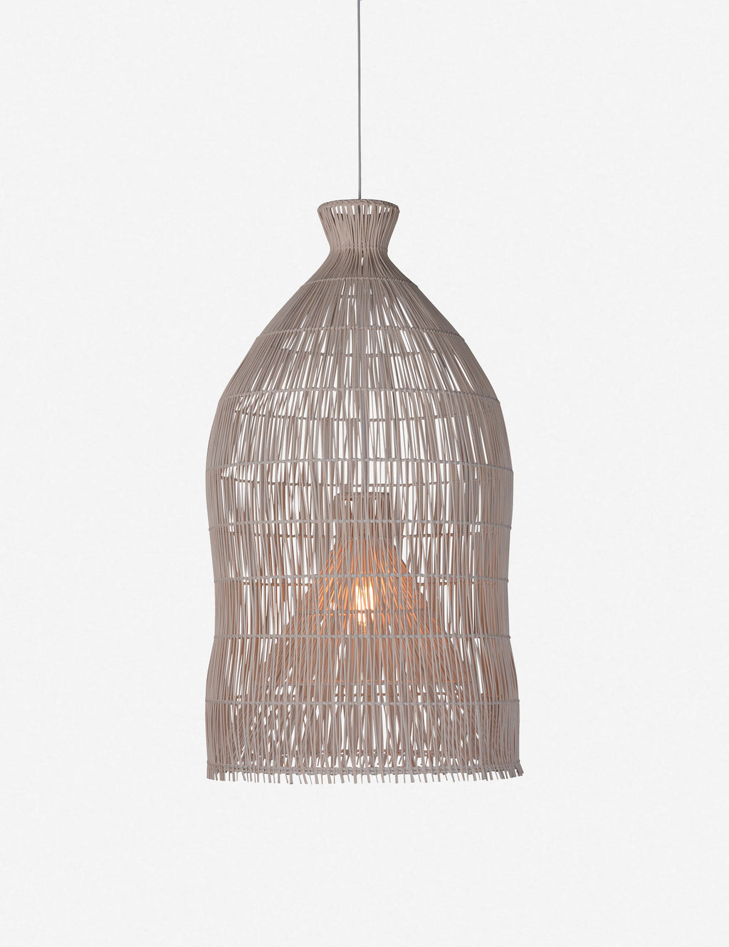 Suspension design Ray en peint rotin - Peint rotin