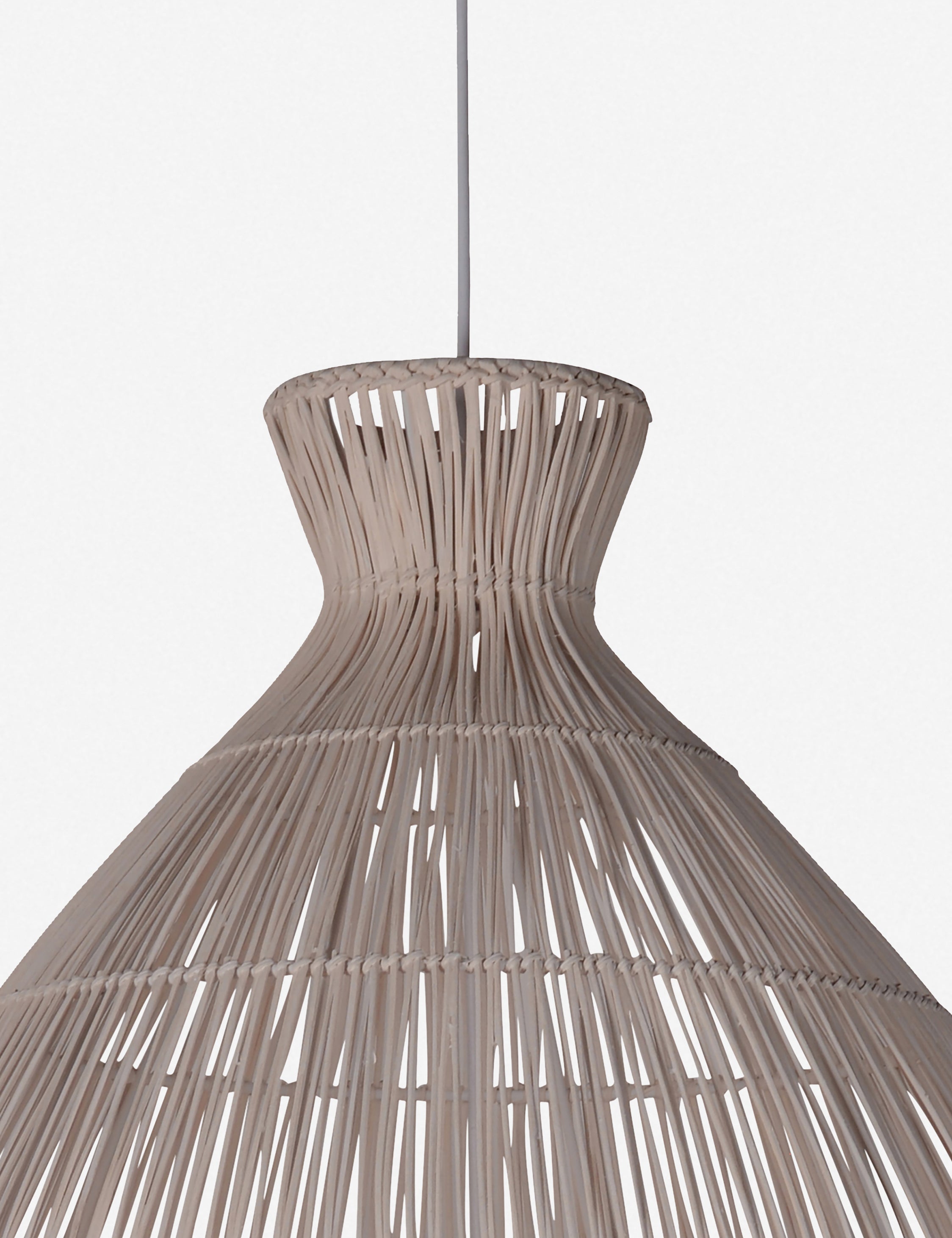 Suspension design Ray en peint rotin - Peint rotin