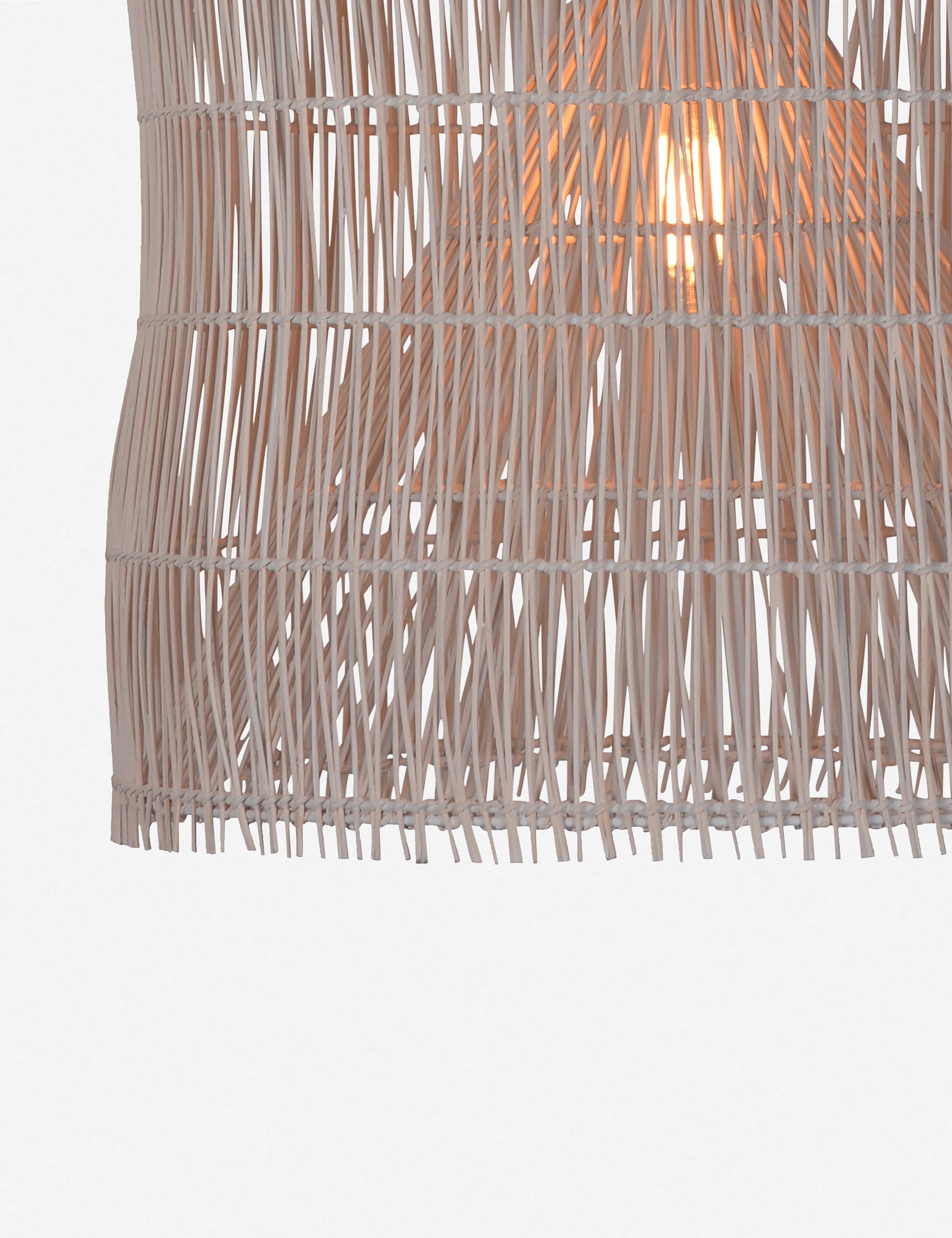 Suspension design Ray en peint rotin - Peint rotin