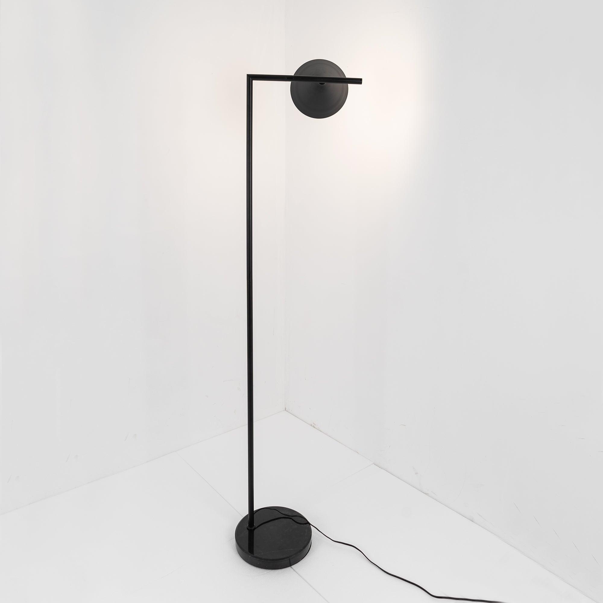 Lampadaire moderne Tuomas en Marbre Cuivre