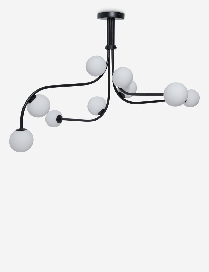Lustre moderne Rodgeir en laiton - Laiton