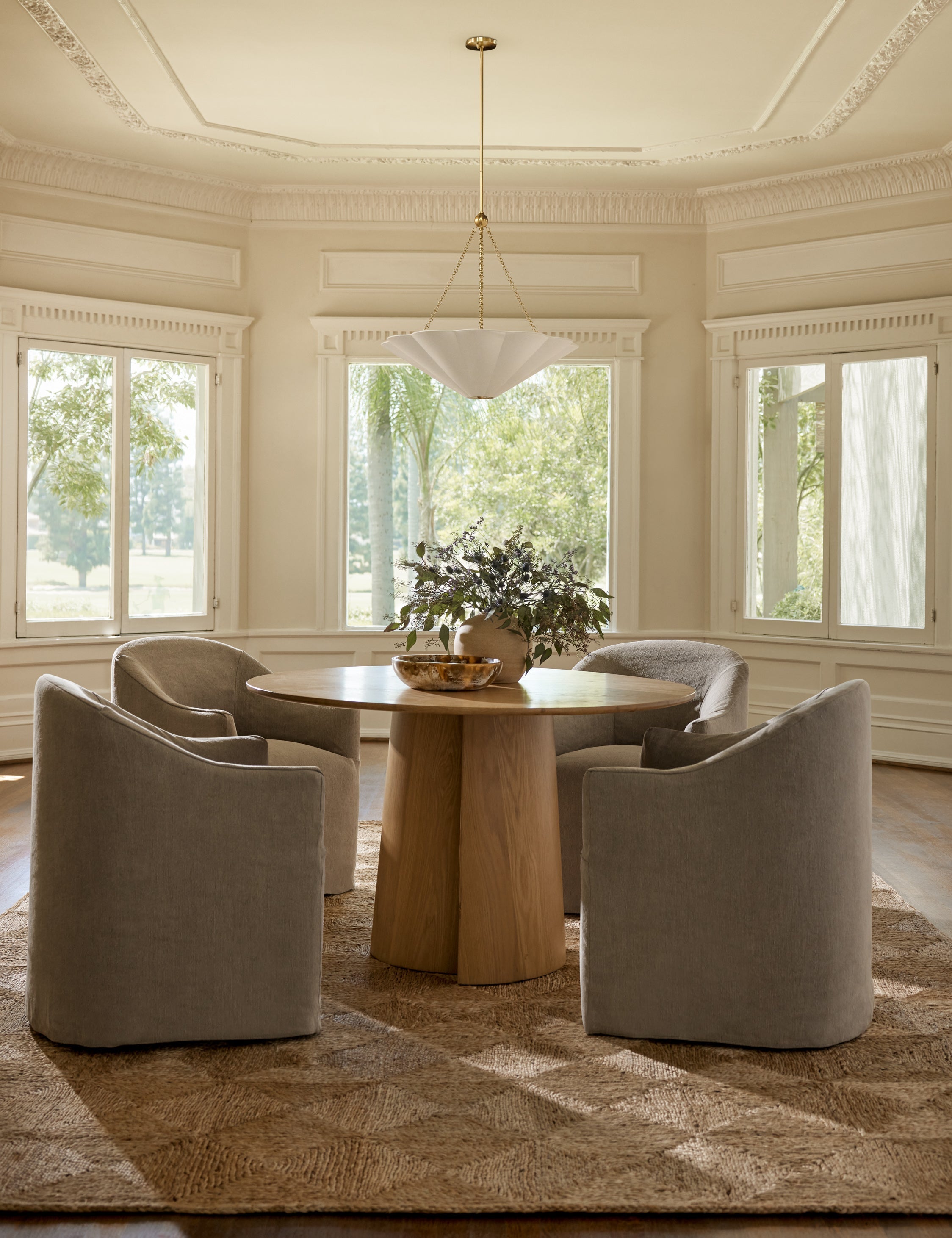 Suspension design Godfred en laiton vieilli - Laiton vieilli