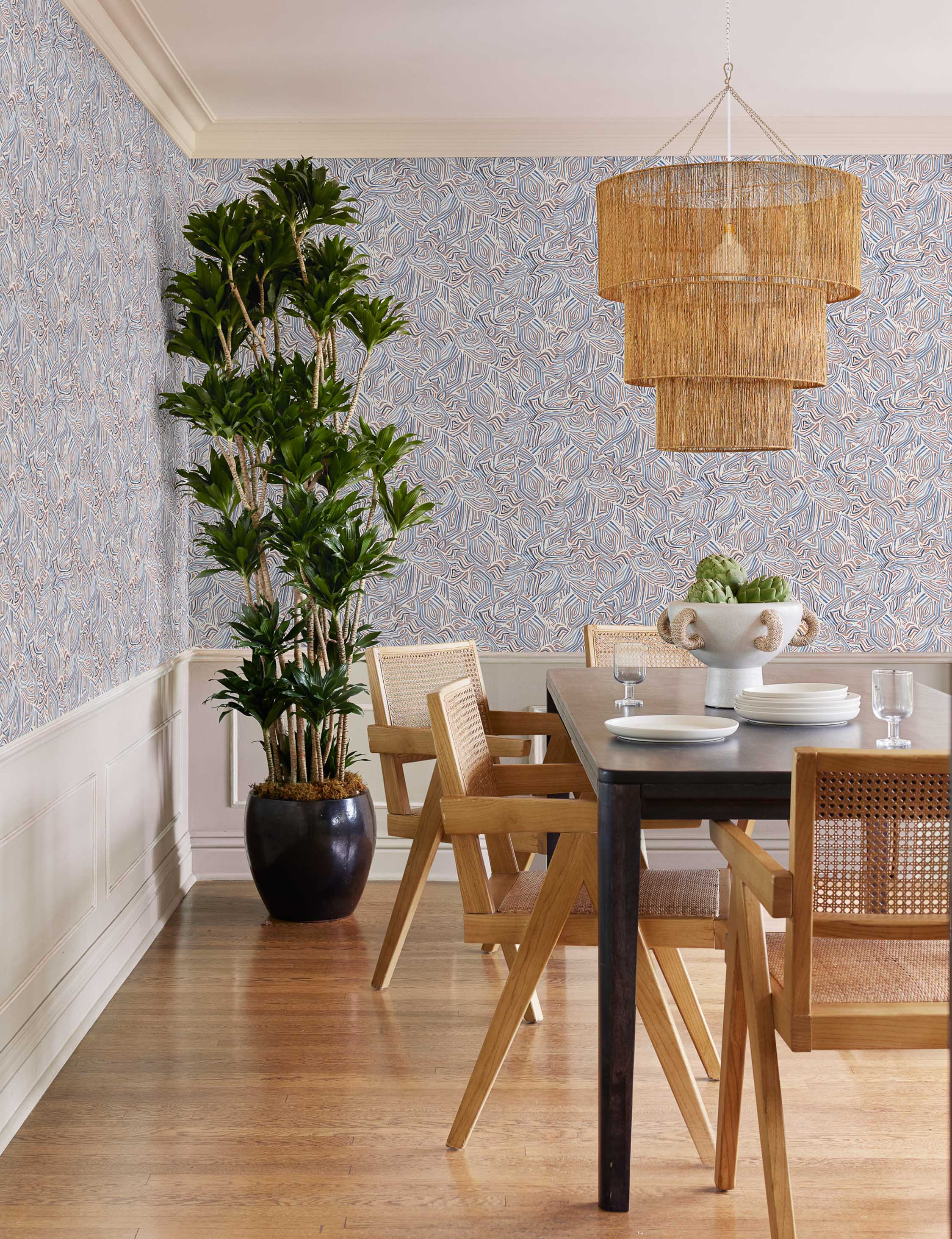 Lustre minimaliste Cox en jute