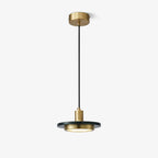 Suspension moderne Ashby en Or et blanc marbre