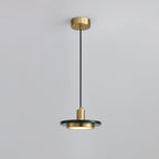 Suspension moderne Ashby en Noir et noir marbre