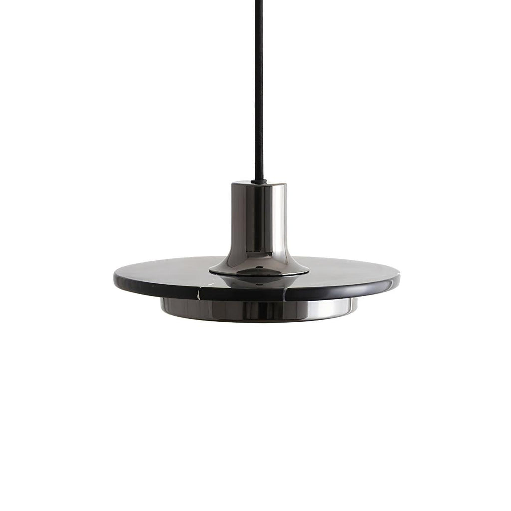 Suspension moderne Ashby en Noir et noir marbre