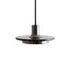 Suspension moderne Ashby en Noir et noir marbre
