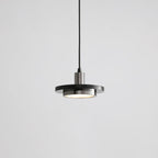 Suspension moderne Ashby en Noir et noir marbre