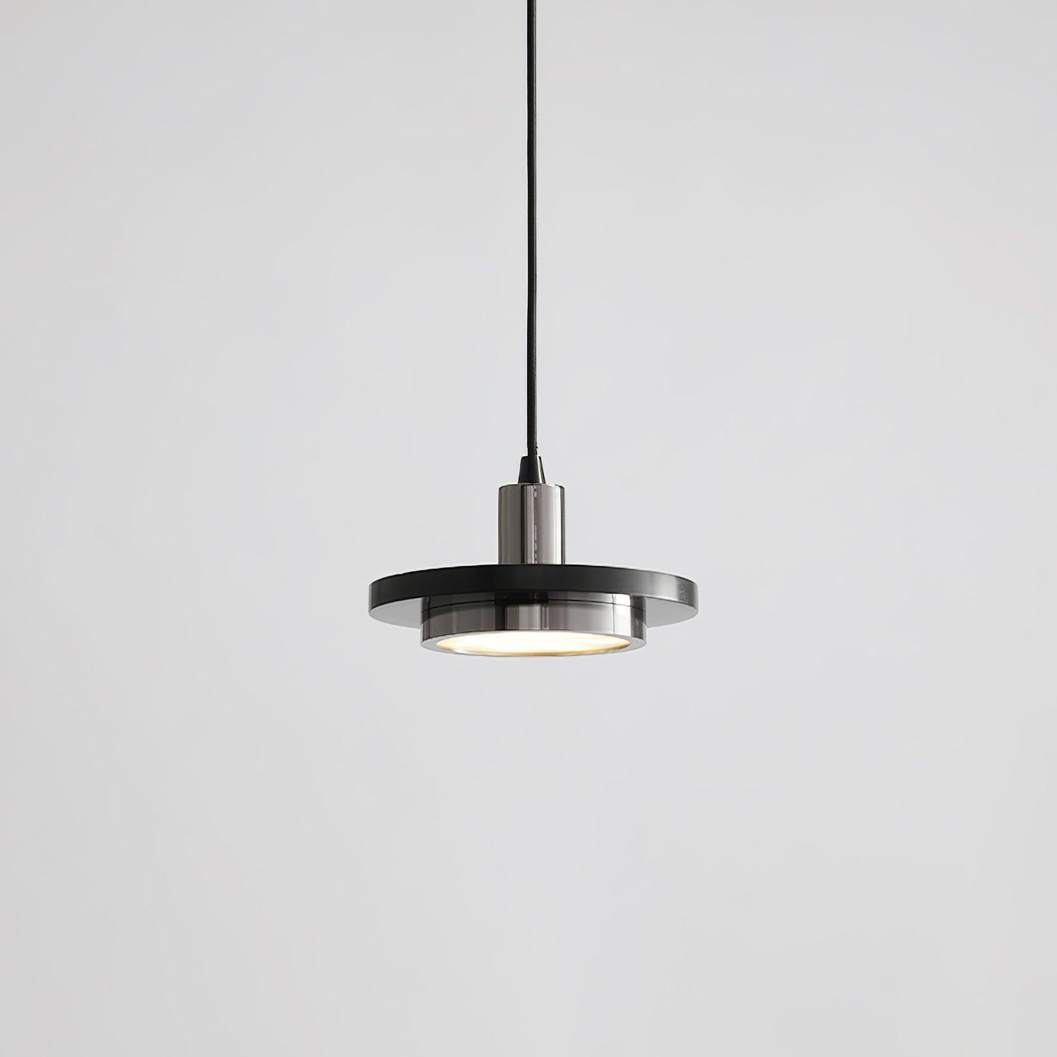 Suspension moderne Ashby en Or et blanc marbre