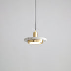 Suspension moderne Ashby en Noir et noir marbre