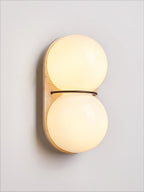 Applique murale moderne Lockwood en Travertin jaune et blanc