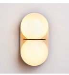 Applique murale moderne Lockwood en Travertin jaune et blanc