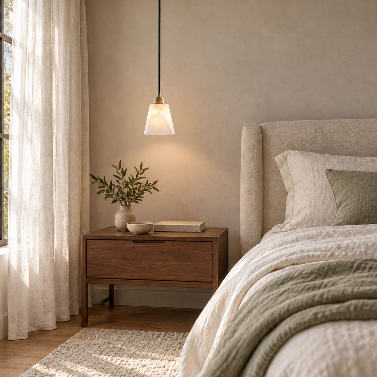 Droplet Alabaster Pendant Lamp