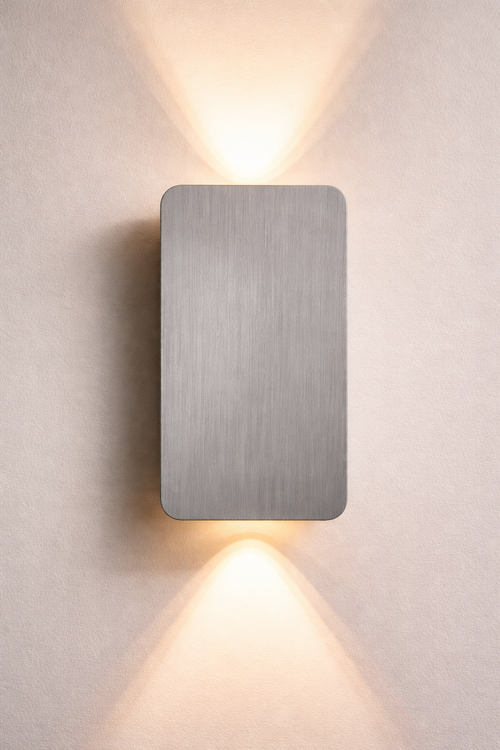 Applique Murale LED Rectangle en Métal Noir