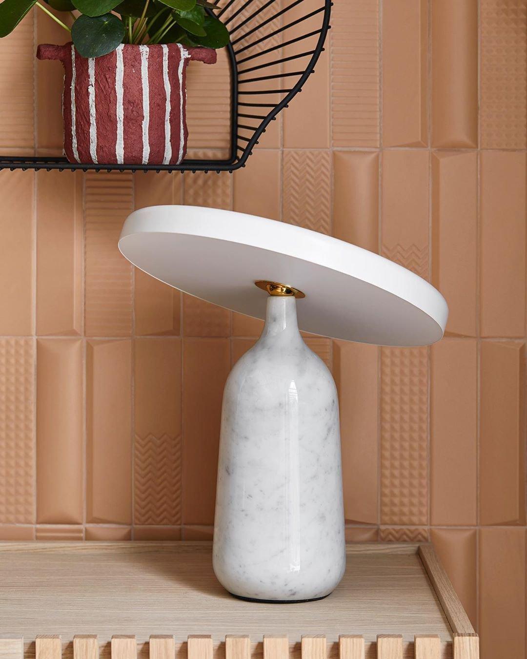 Lampe à poser moderne Dane en Métal Noir