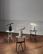 Lampe à poser moderne Dane en Métal Blanc