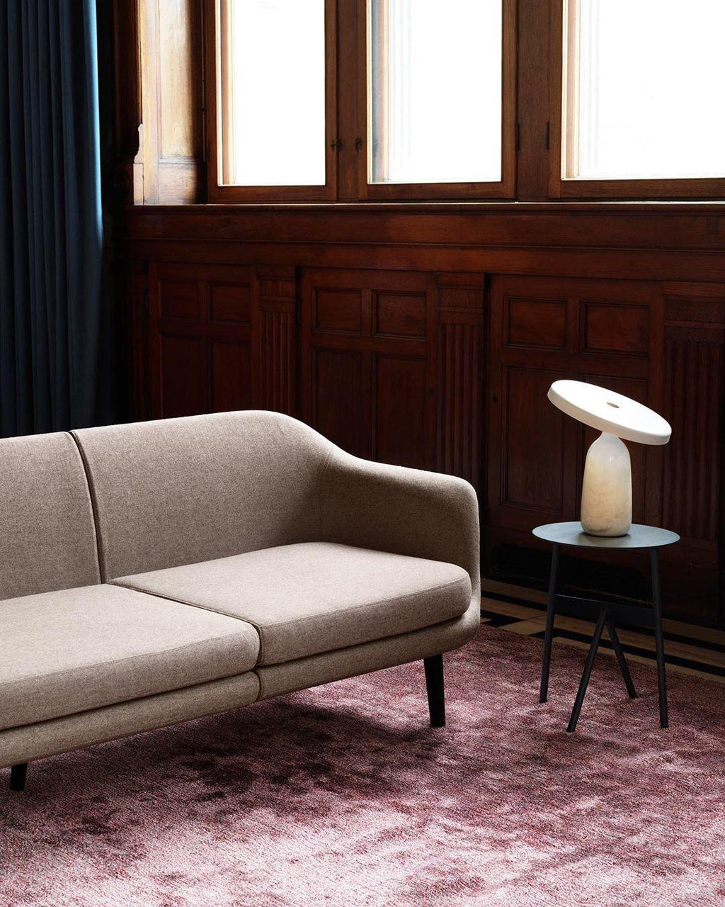 Lampe à poser moderne Dane en Métal Gris