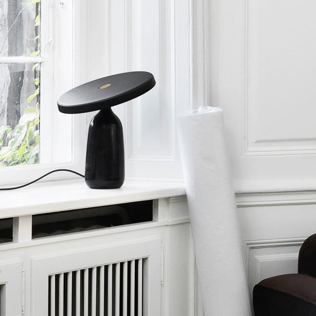 Lampe à poser moderne Dane en Métal Blanc