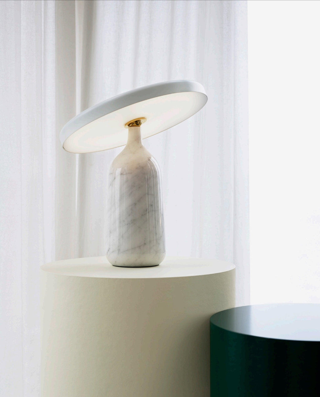 Lampe à poser moderne Dane en Métal Gris