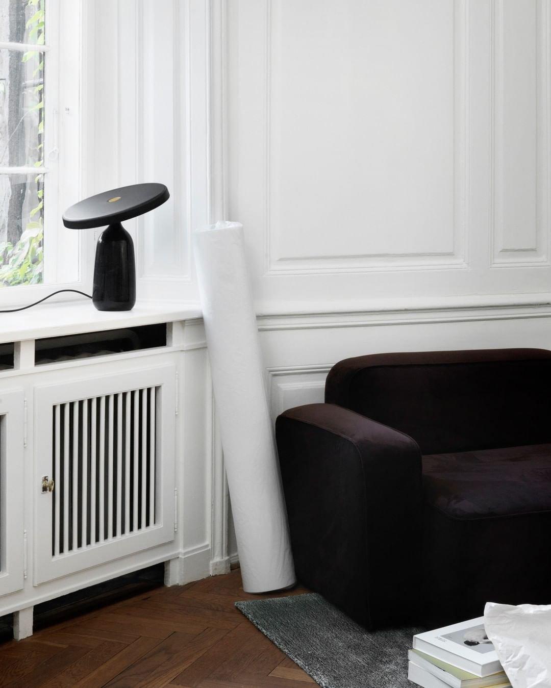 Lampe à poser moderne Dane en Métal Blanc