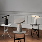 Lampe à poser moderne Dane en Métal Blanc