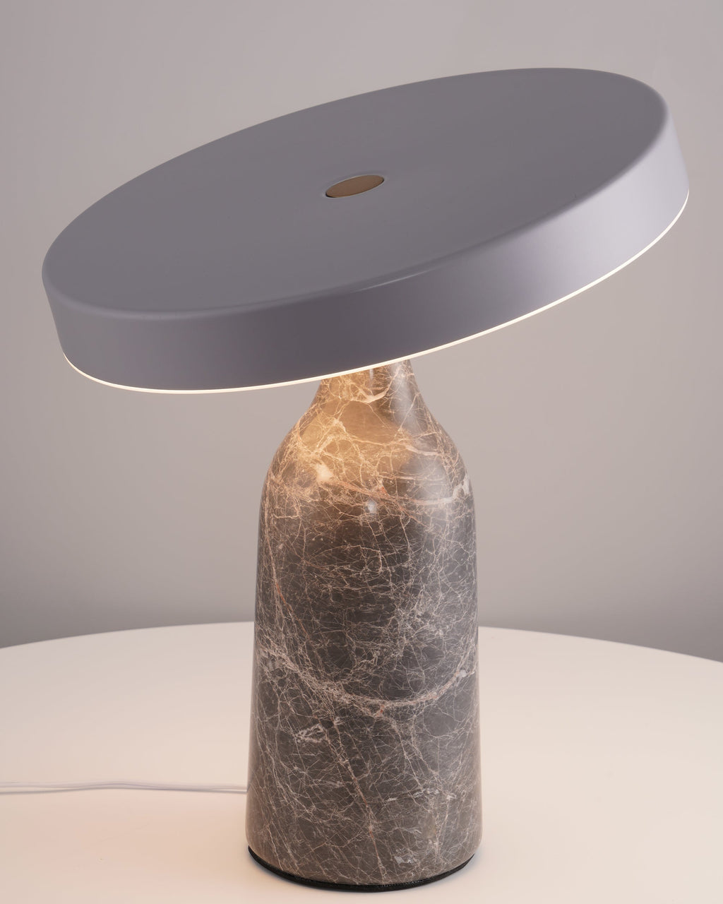 Lampe à poser moderne Dane en Métal Gris