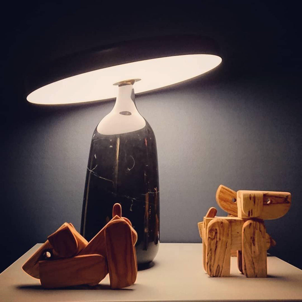 Lampe à poser moderne Dane en Métal Noir