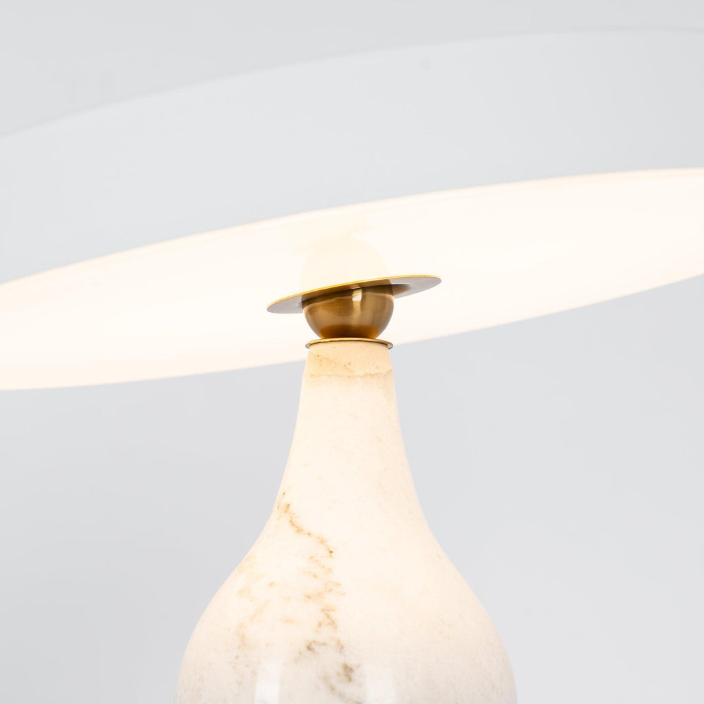 Lampe à poser moderne Dane en Métal Blanc