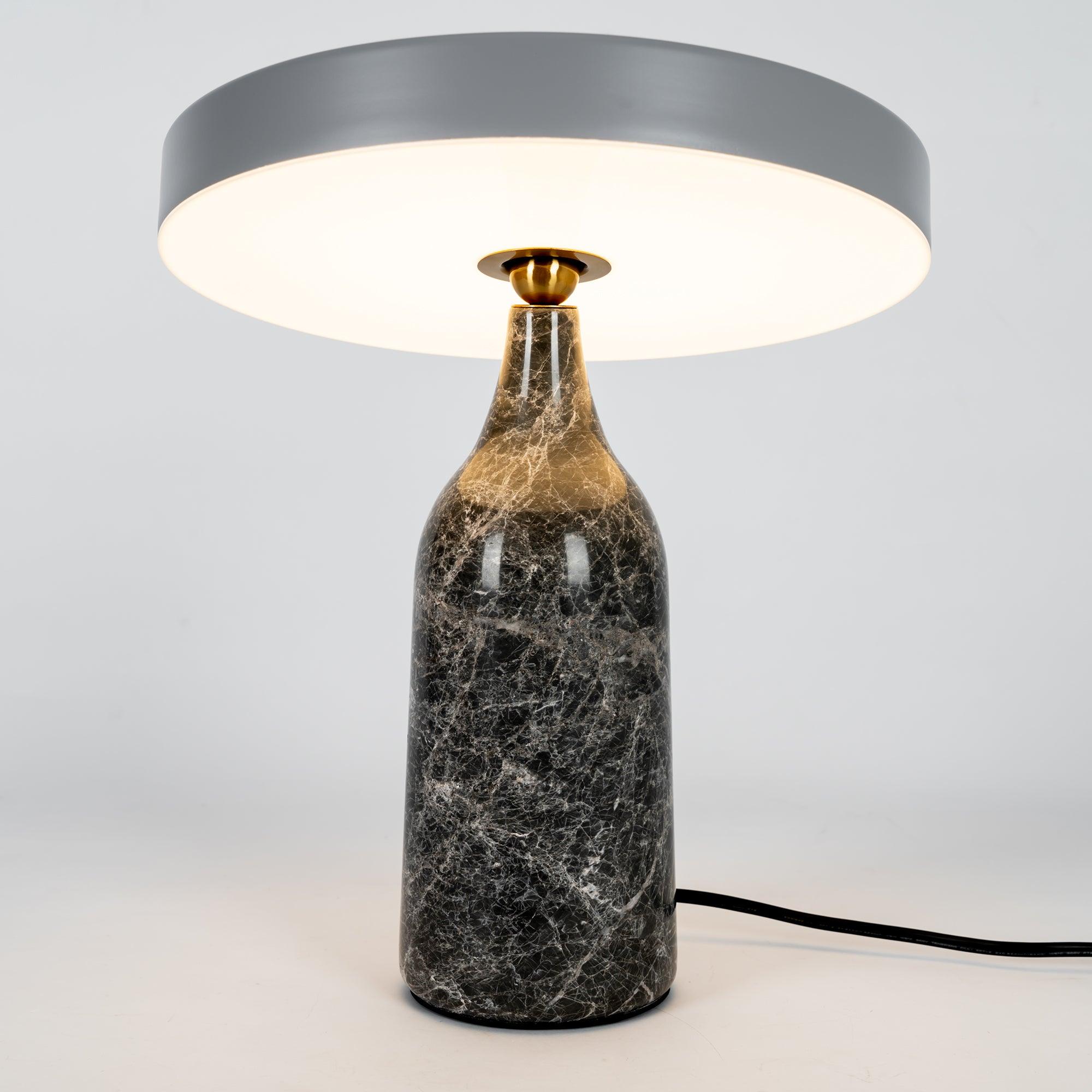 Lampe à poser moderne Dane en Métal Blanc