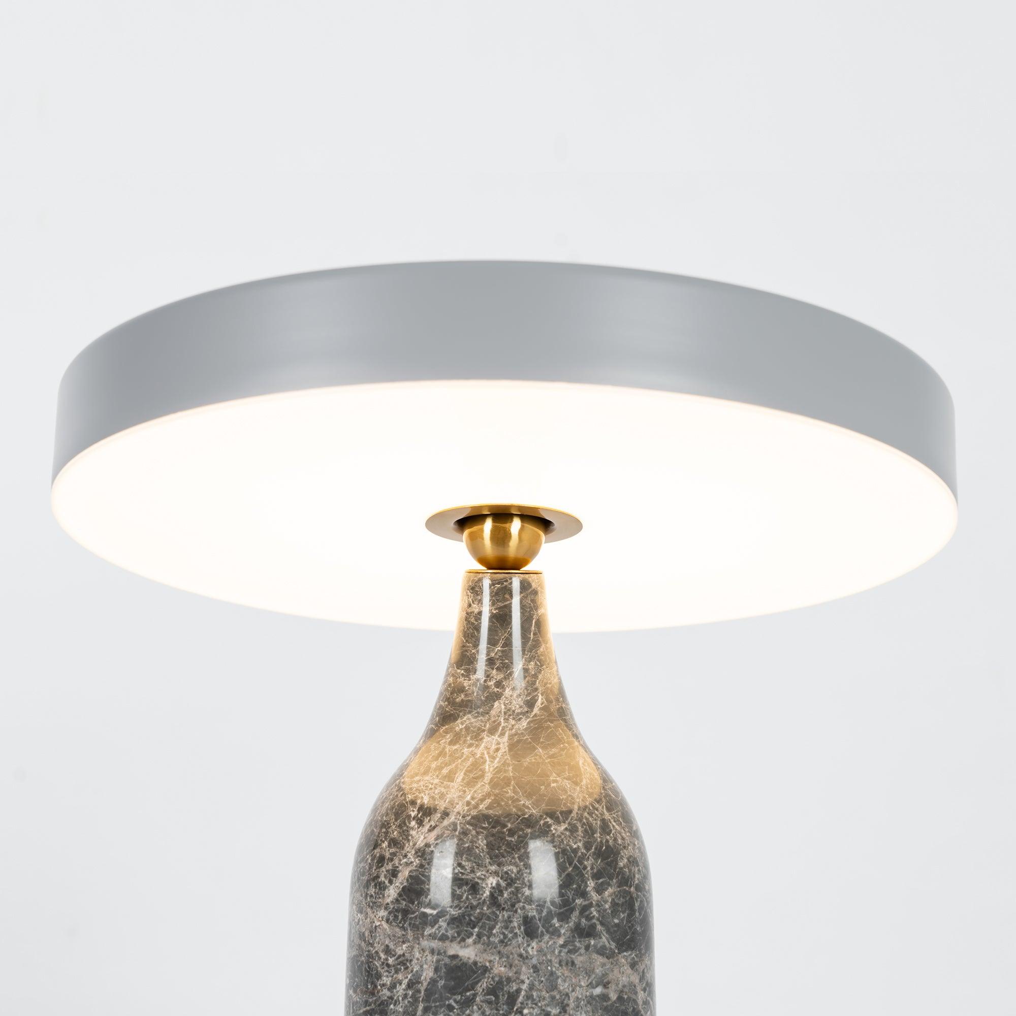 Lampe à poser moderne Dane en Métal Blanc