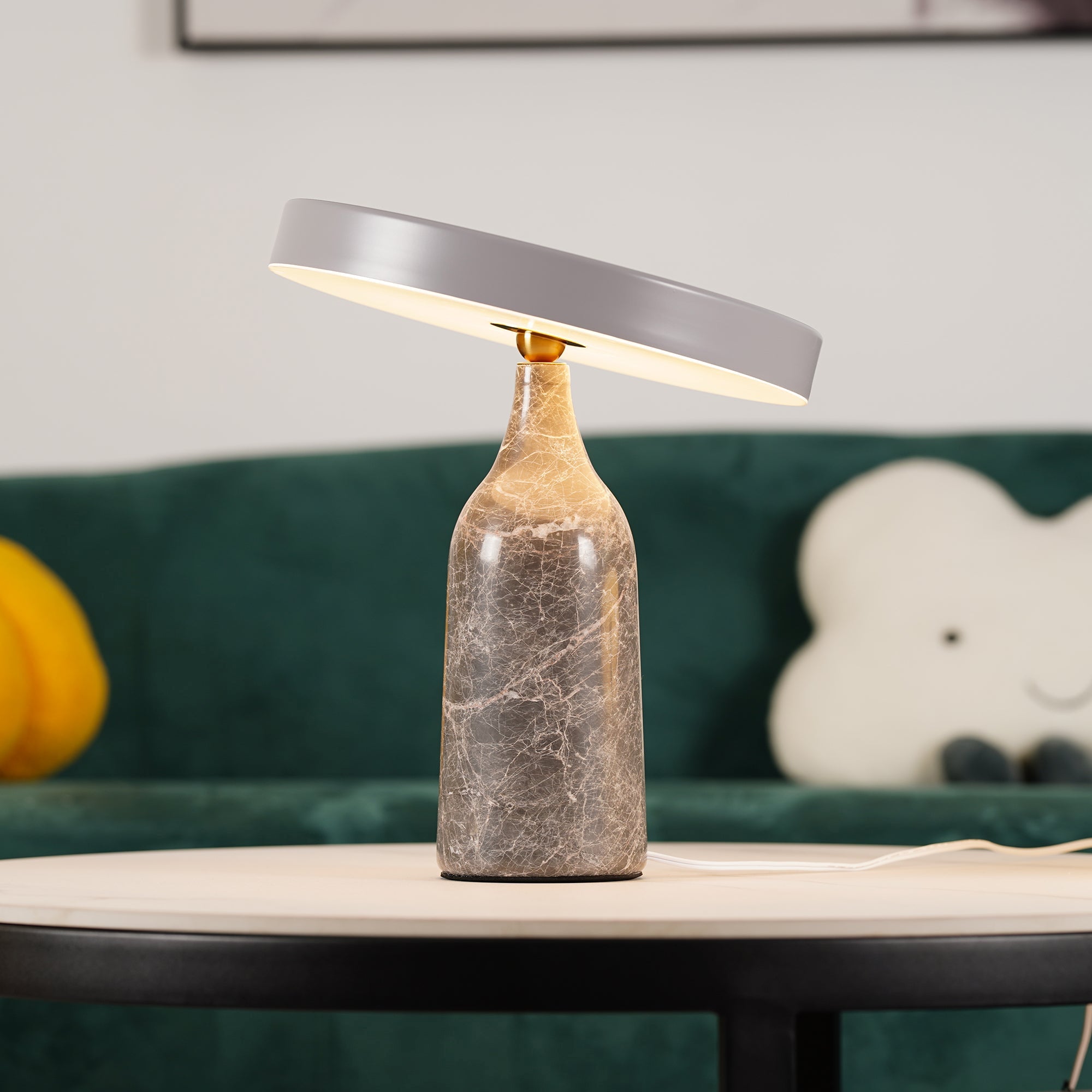 Lampe à poser moderne Dane en Métal Noir