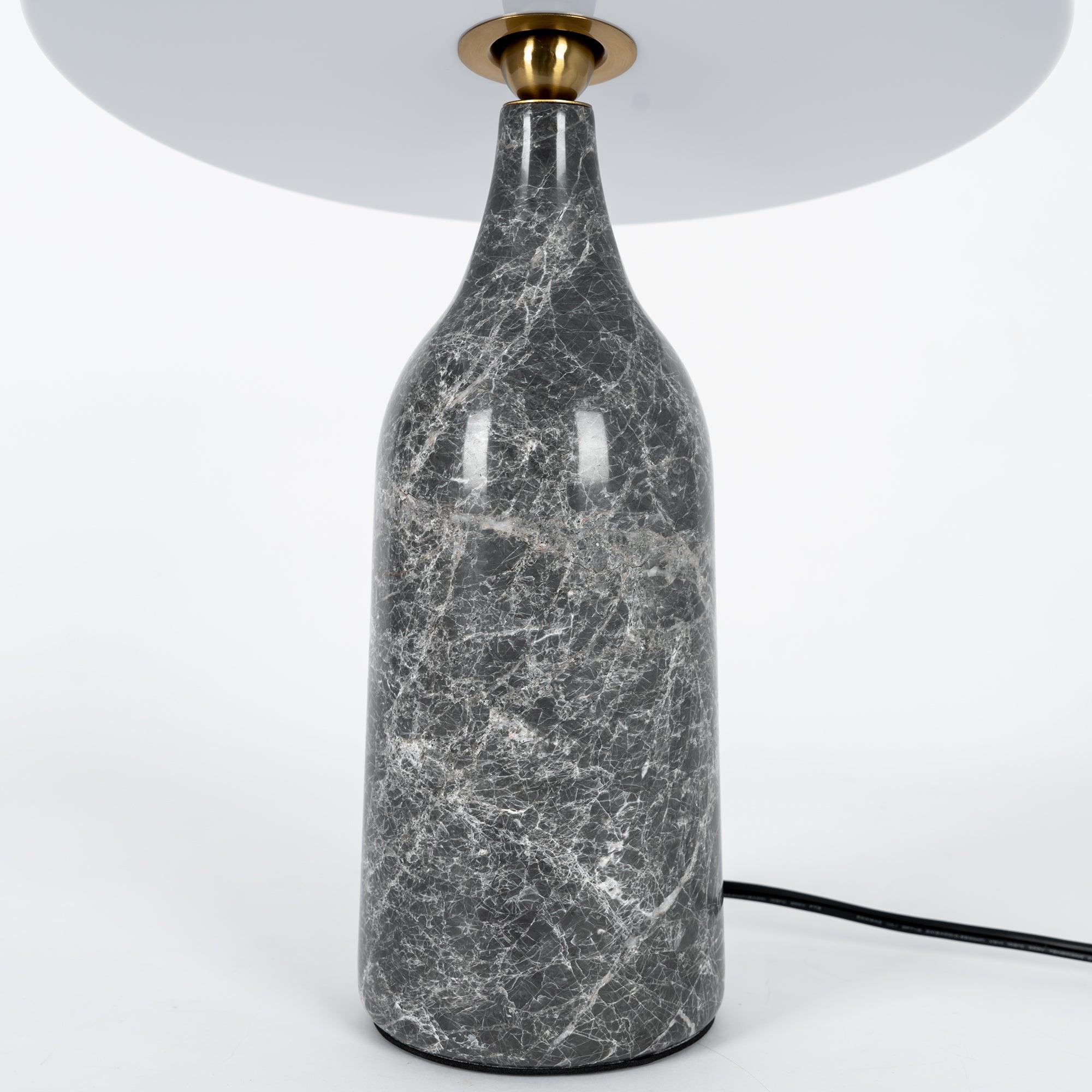 Lampe à poser moderne Dane en Métal Blanc