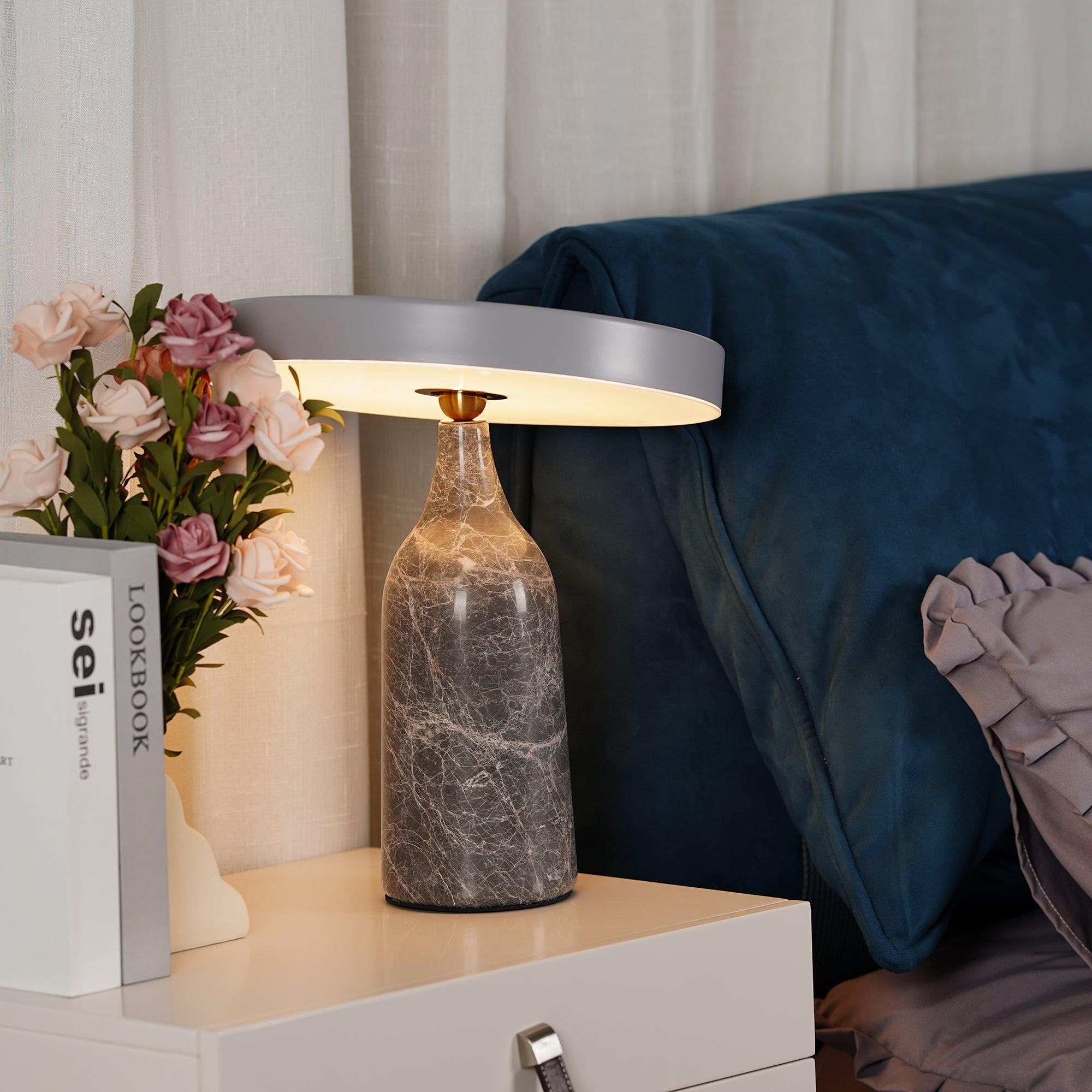 Lampe à poser moderne Dane en Métal Blanc