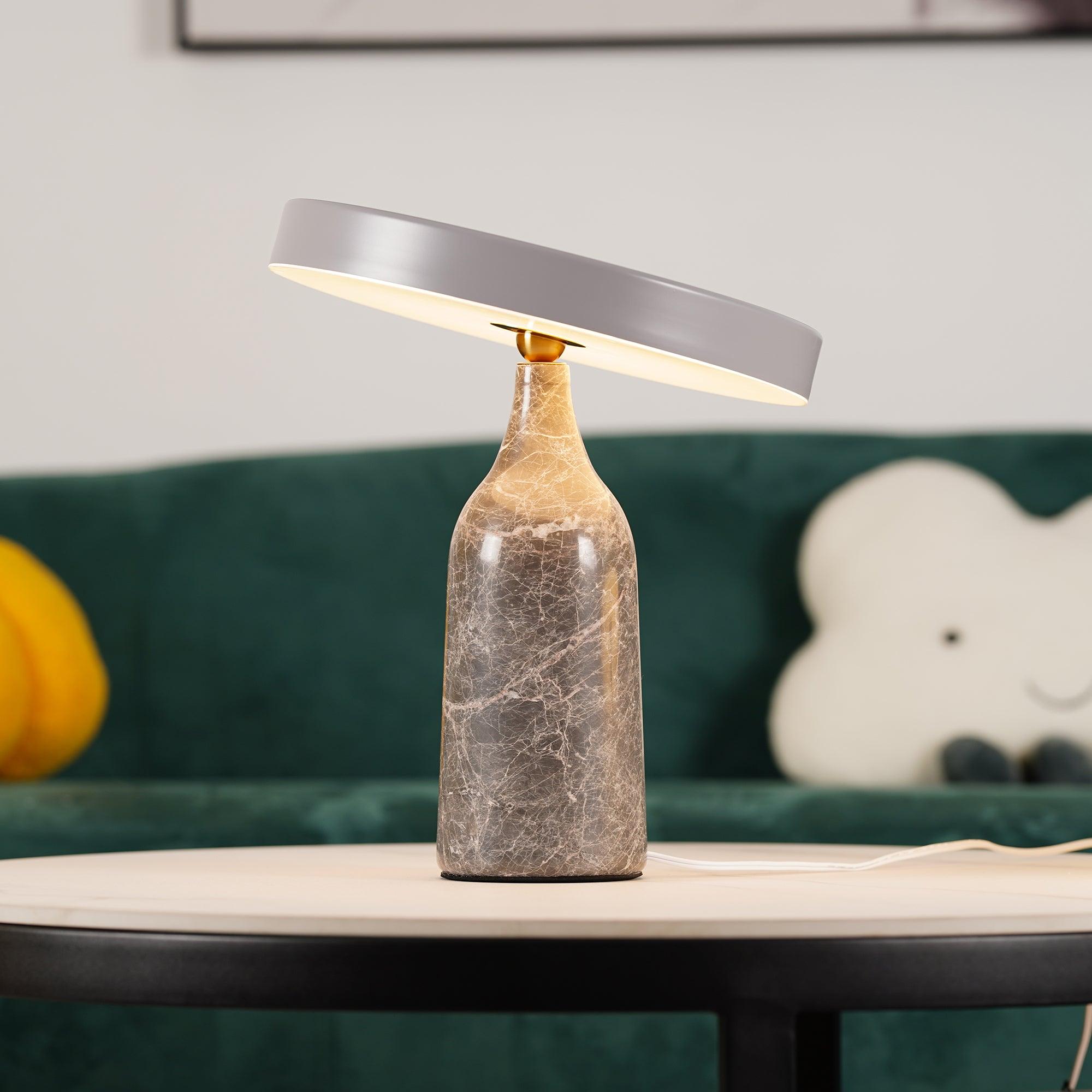 Lampe à poser moderne Dane en Métal Blanc