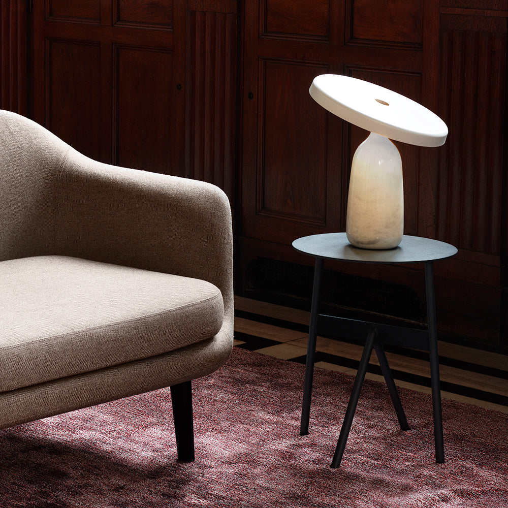 Lampe à poser moderne Dane en Métal Gris