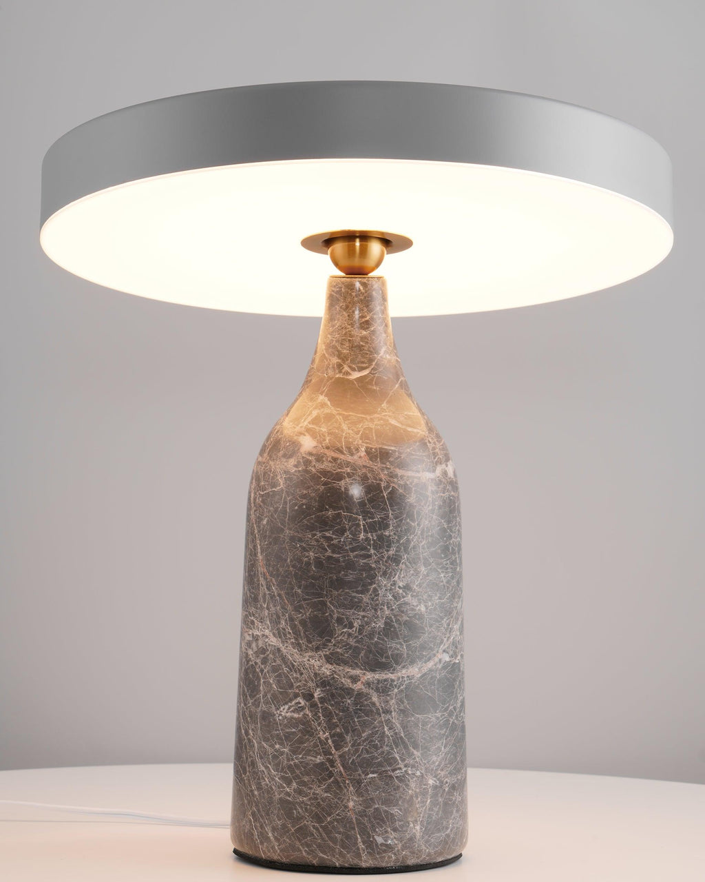Lampe à poser moderne Dane en Métal Blanc