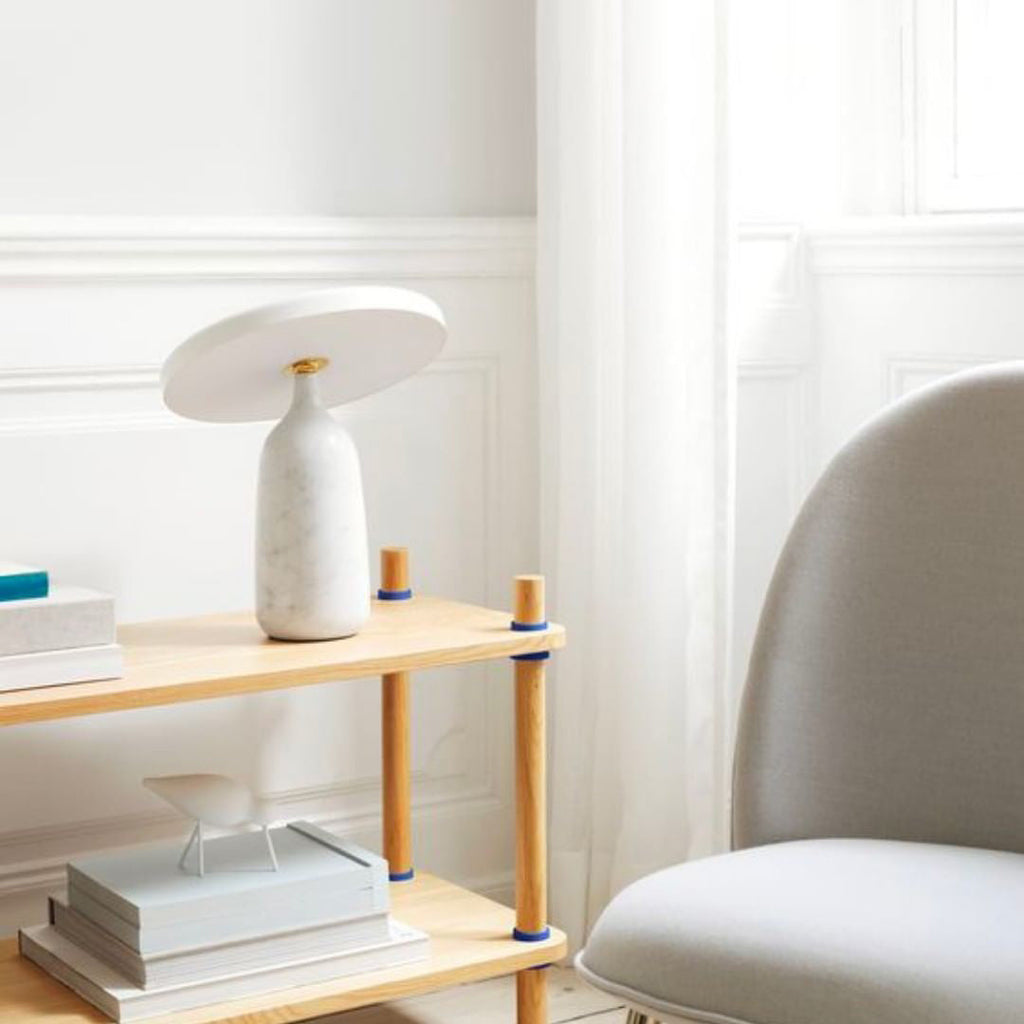 Lampe à poser moderne Dane en Métal Gris