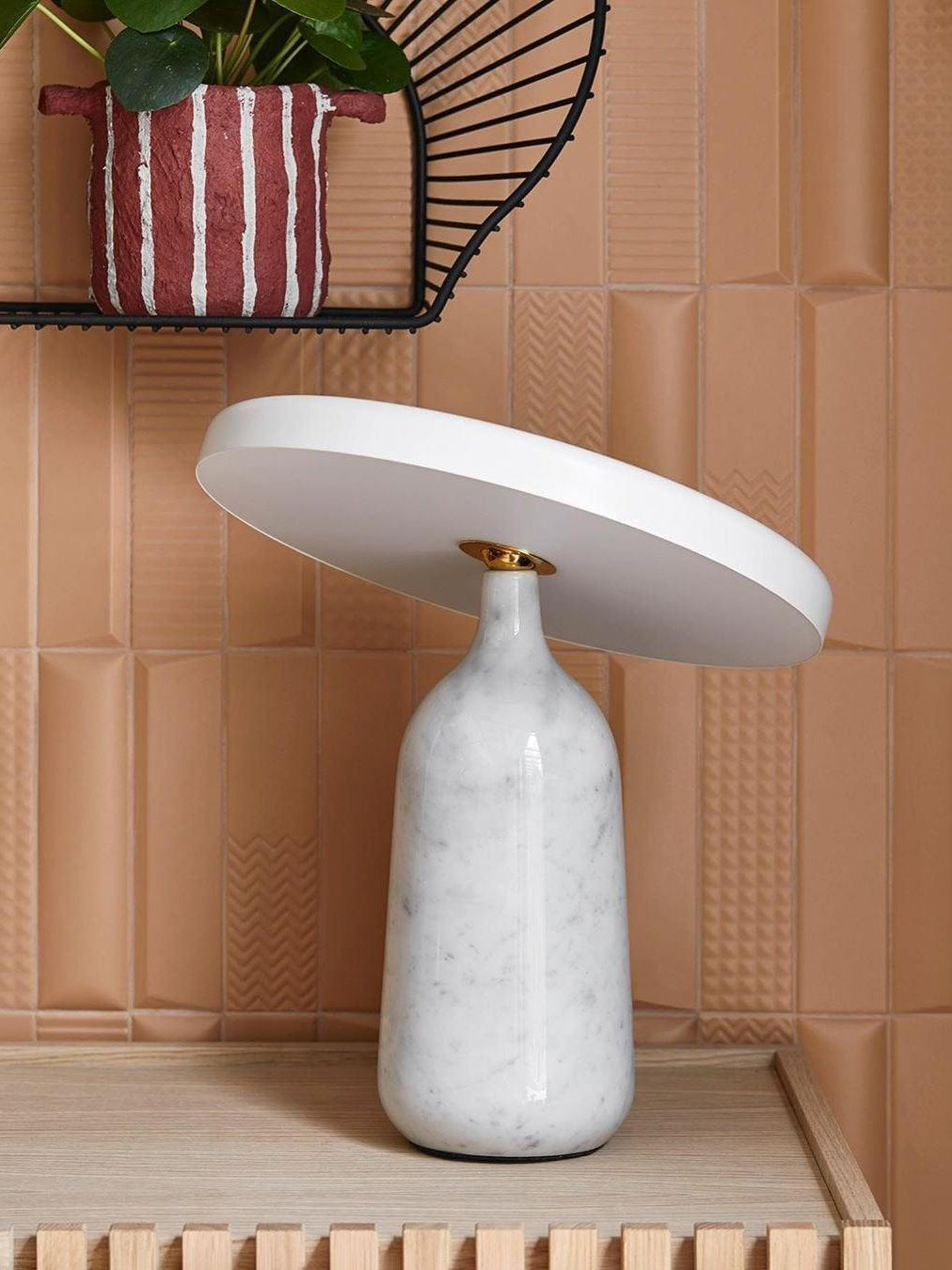 Lampe à poser moderne Dane en Métal Noir