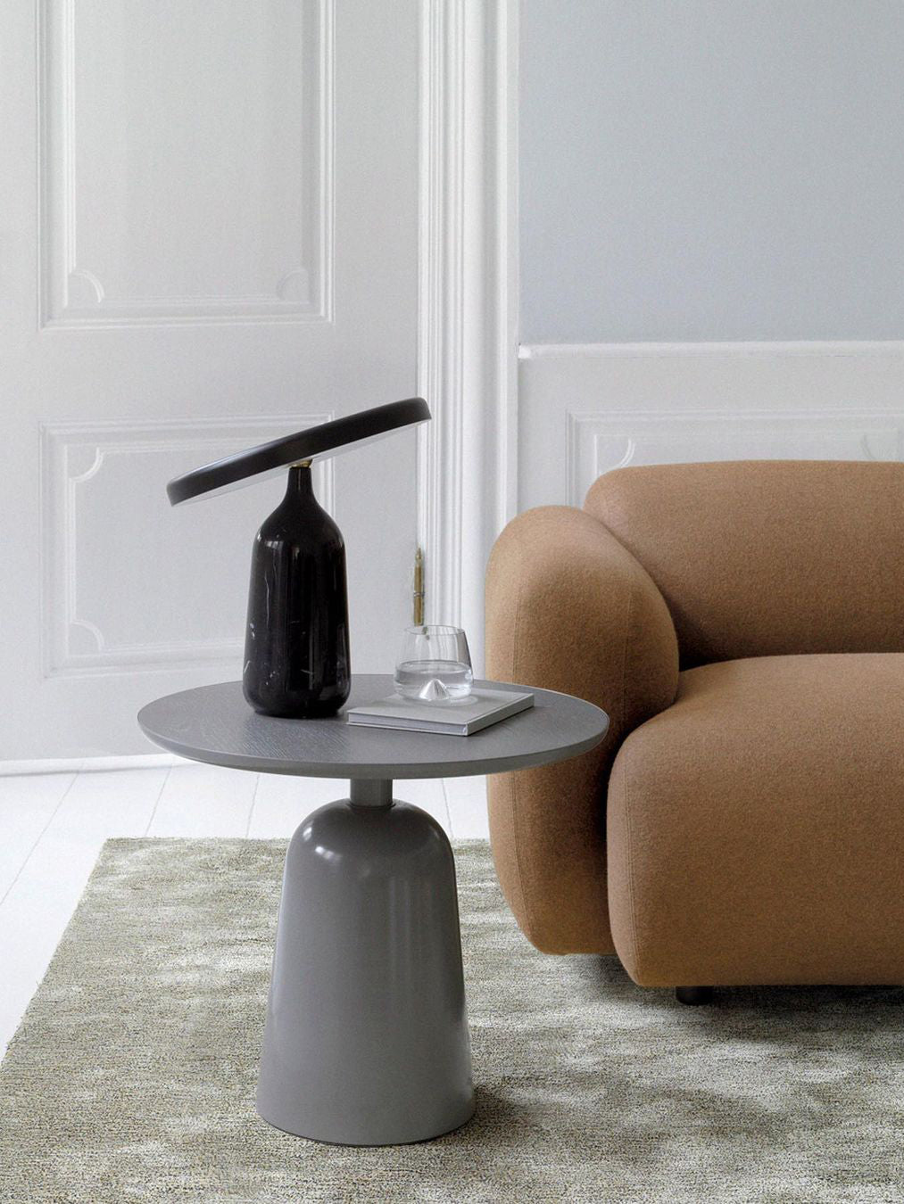 Lampe à poser moderne Dane en Métal Gris