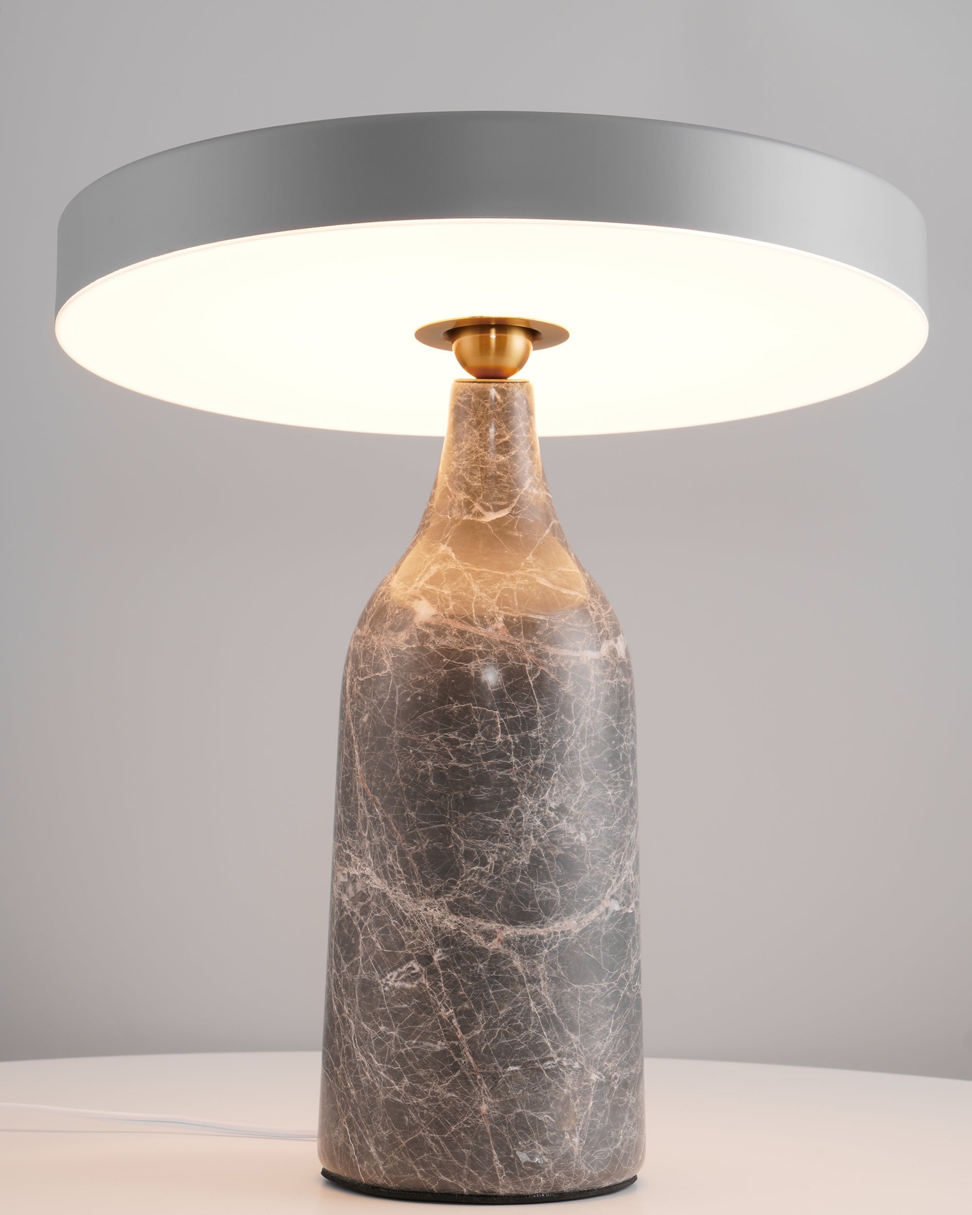 Lampe à poser moderne Dane en Métal Blanc