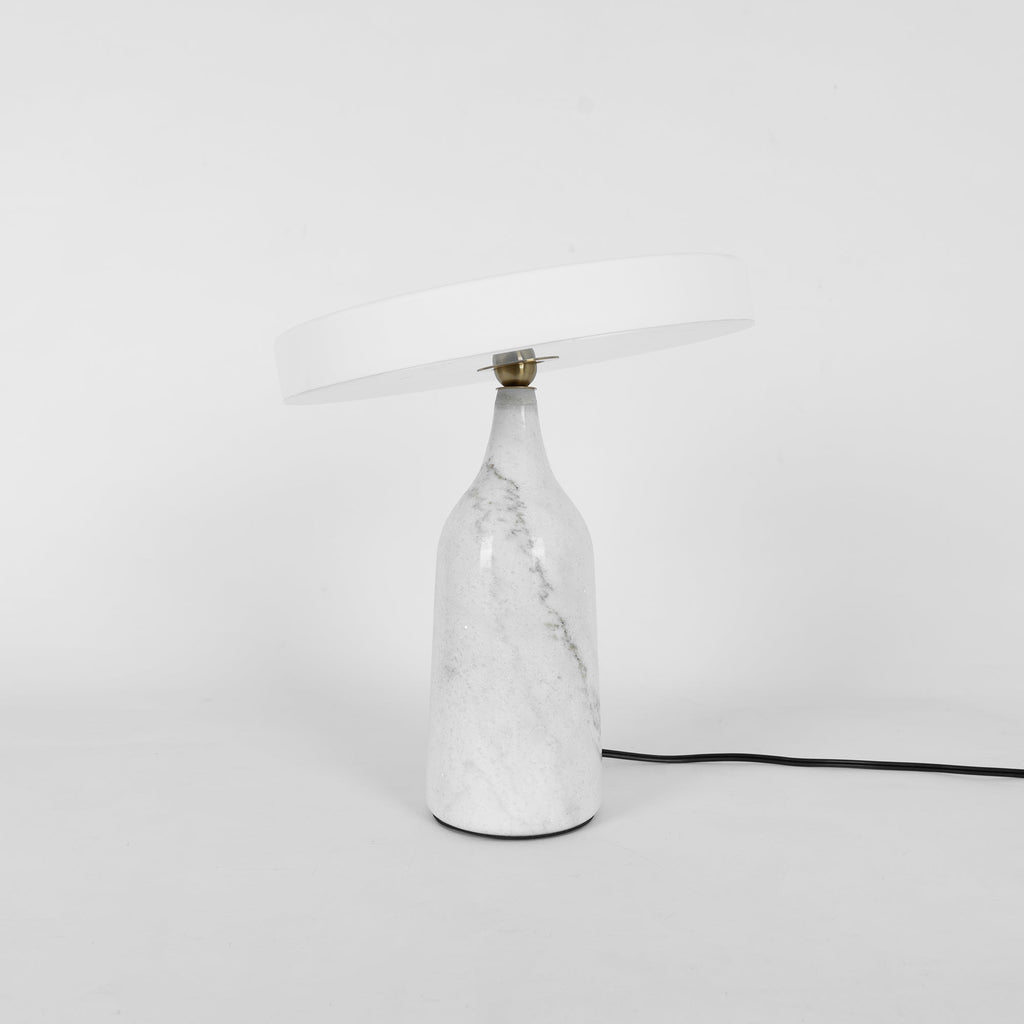 Lampe à poser moderne Dane en Métal Blanc