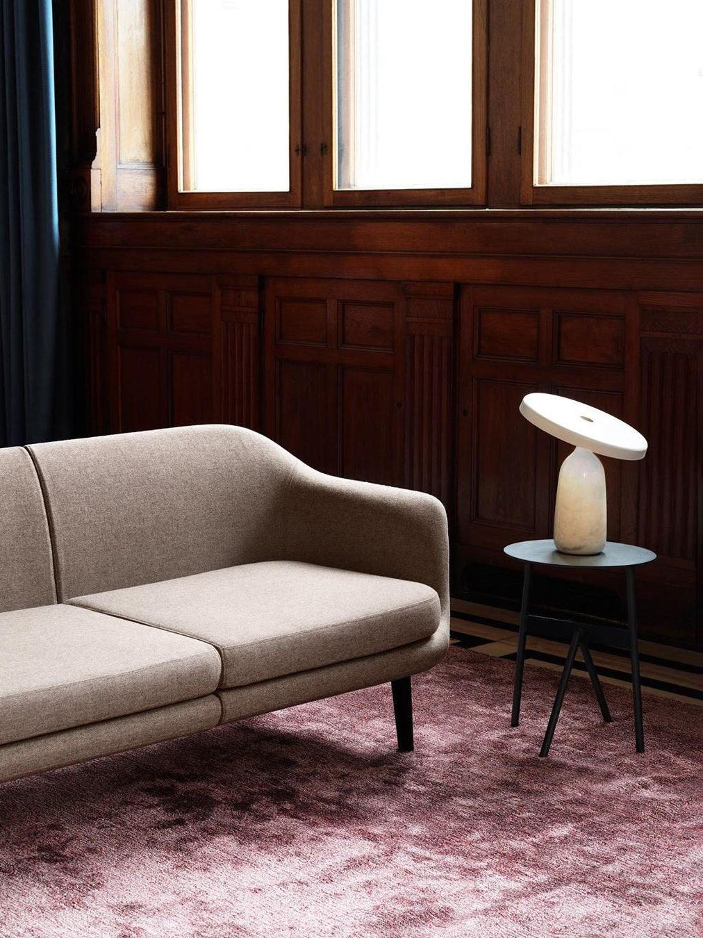 Lampe à poser moderne Dane en Métal Gris