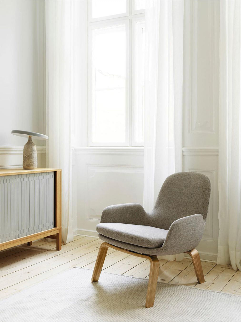 Lampe à poser moderne Dane en Métal Blanc