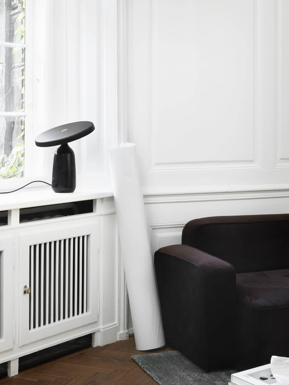 Lampe à poser moderne Dane en Métal Gris