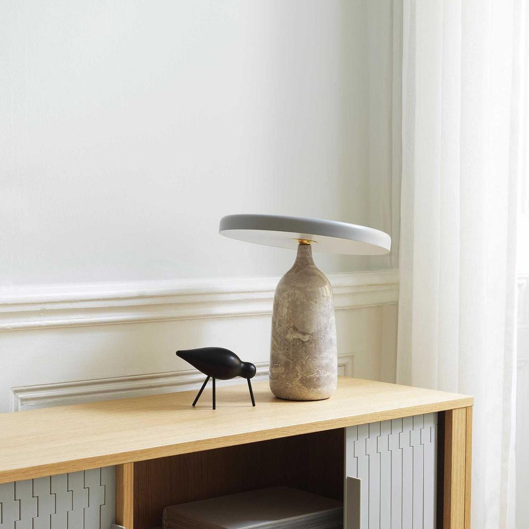 Lampe à poser moderne Dane en Métal Blanc